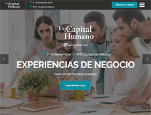 Tablet Screenshot of expo-capitalhumano.com